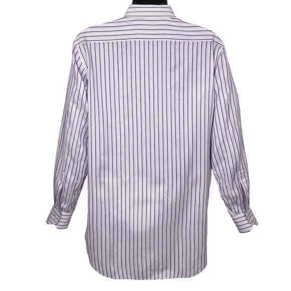 ETRO Men's Pinstripe Sport Shirt 42 EU / 16.5 US - Picture 3 of 7